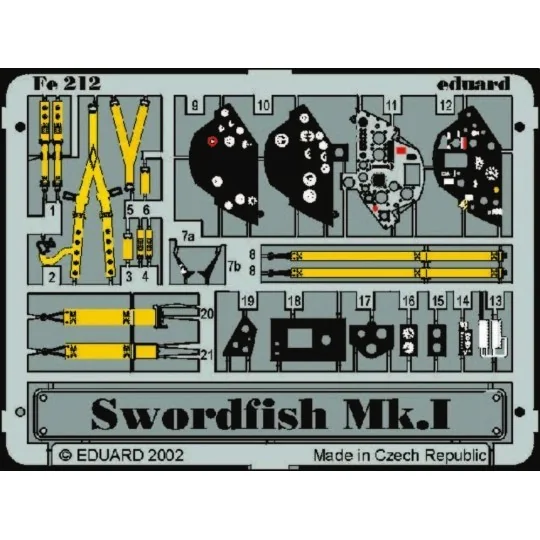 Swordfish Mk.I für Tamiya Bausatz, 1/48 - Eduard Accessories 49212
