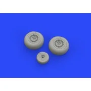 B-25 wheels for Hasegawa - Eduard Accessories 672206