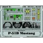 P-51B Mustang für Tamiya Bausatz, 1/48 - Eduard Accessories 49219
