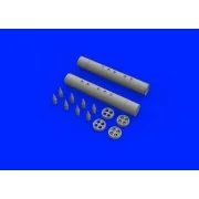 LAU-10/A ZUNI, 1/72 - Eduard Accessories 672211