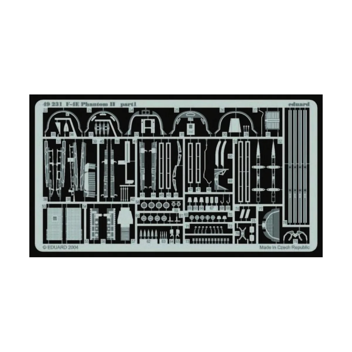 F-4E Phantom II für Hasegawa Bausatz, 1/48 - Eduard Accessories 49231