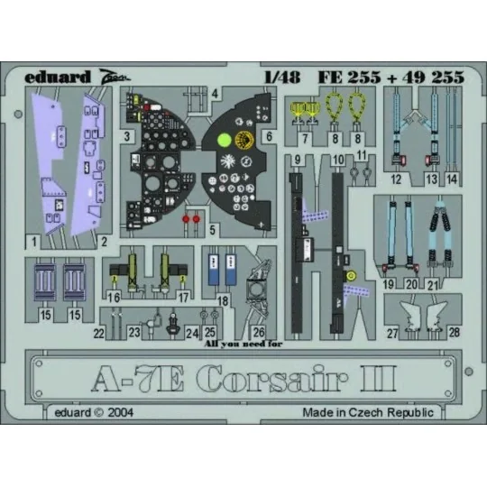 A-7E Corsair II, 1/48 - Eduard Accessories 49255