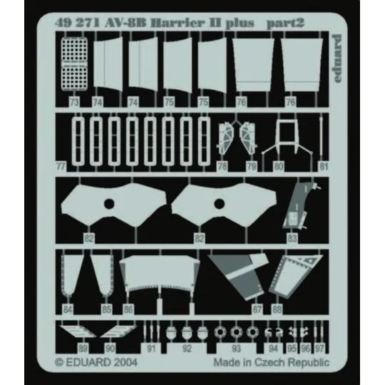 AV-8B Harrier II Plus, 1/48 - Eduard Accessories 49271