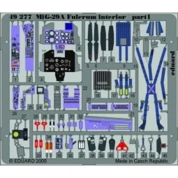 MiG-29A Fulcrum interior für Academy Bausatz, 1/48 - Eduard Accesso...