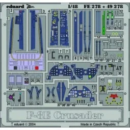 F-8E Crusader für Hasegawa Bausatz, 1/48 - Eduard Accessories 49278