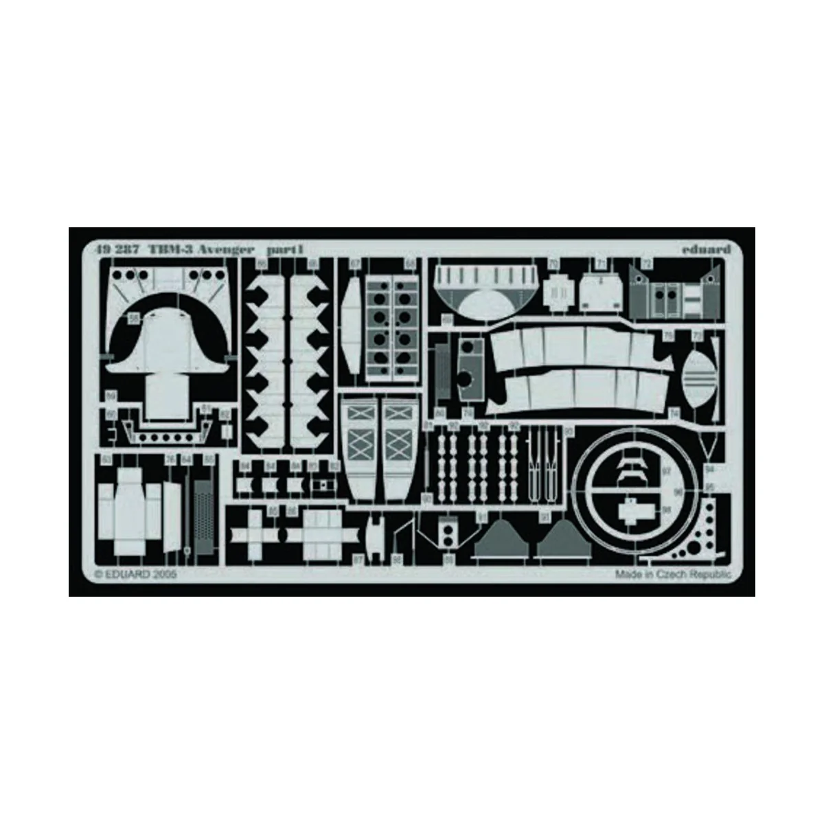 TBM-3 Avenger für Accurate Bausatz, 1/48 - Eduard Accessories 49287