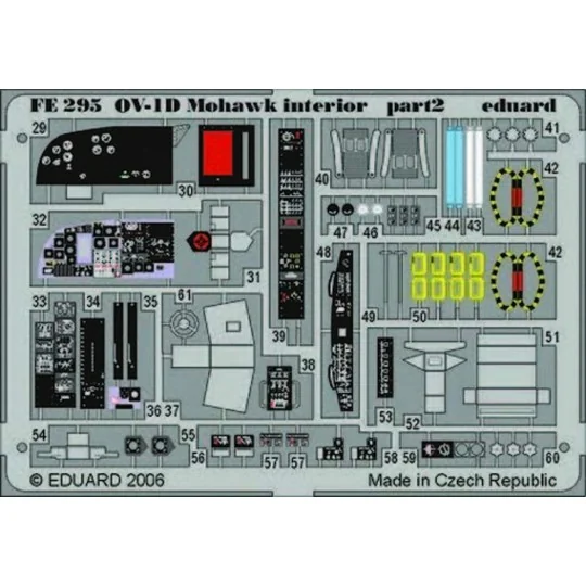 OV-1D Mohawk interior für Roden Bausatz, 1/48 - Eduard Accessories ...