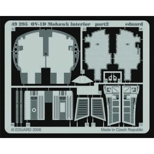 OV-1D Mohawk interior für Roden Bausatz, 1/48 - Eduard Accessories ...