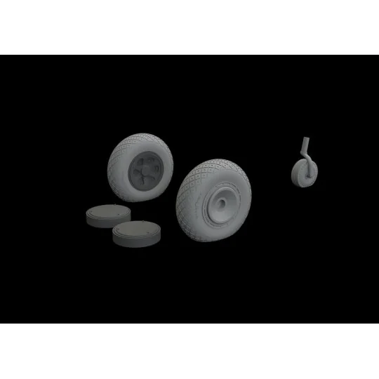 P-47D wheels for Tamiya - Eduard Accessories 672221