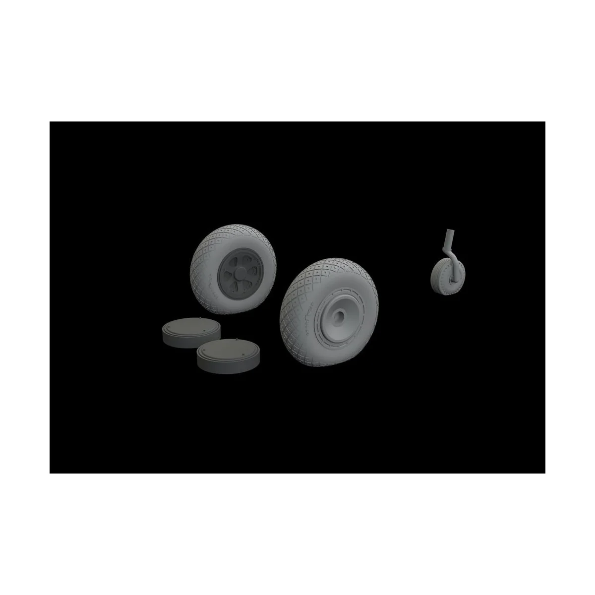 P-47D wheels for Tamiya - Eduard Accessories 672221