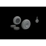 P-47D wheels for Tamiya - Eduard Accessories 672221