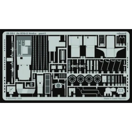 Ju 87G-2 Stuka für Hasegawa Bausatz, 1/48 - Eduard Accessories 49324