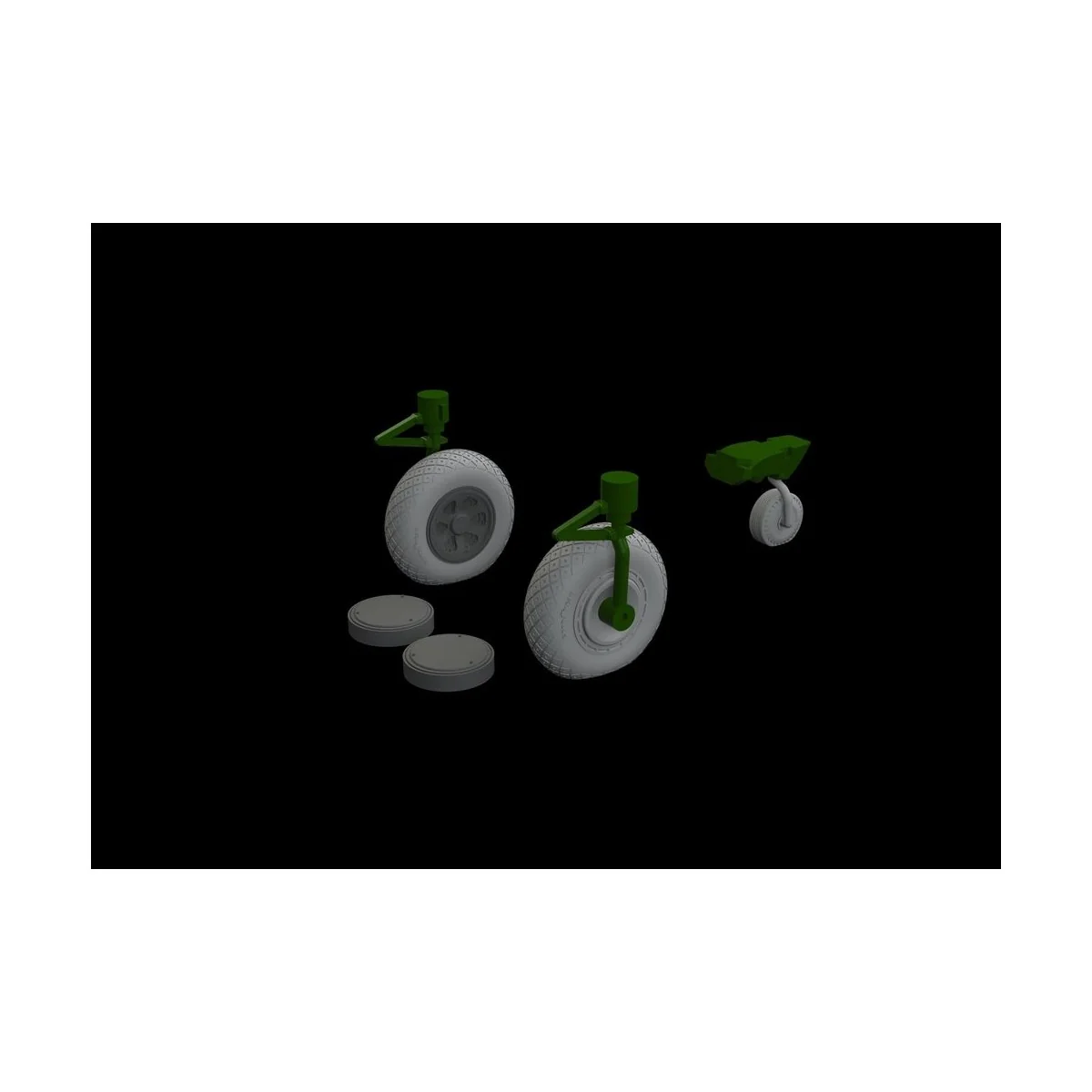 P-47D wheels for Tamiya - Eduard Accessories 672221