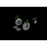 P-47D wheels for Tamiya - Eduard Accessories 672221