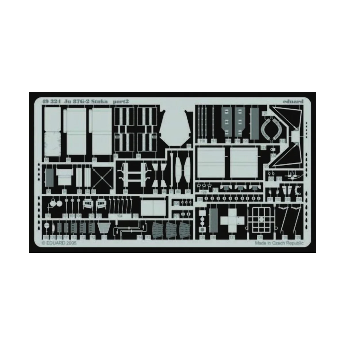 Ju 87G-2 Stuka für Hasegawa Bausatz, 1/48 - Eduard Accessories 49324