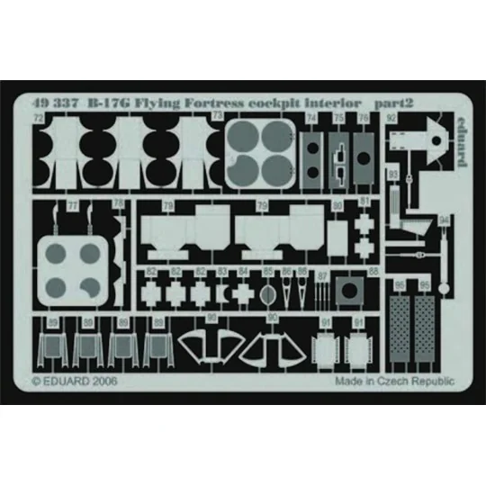 B-17G Flying Fortress cockpit interior für Revell/Monogram Bausatz,...