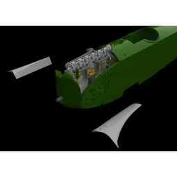 Fokker D.VII (OAW) engine/Mercedes D.III f. Eduard, 1/72 - Eduard A...