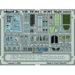 EF-2000 Typhoon Single Seater für Revell Bausatz, 1/48 - Eduard Acc...