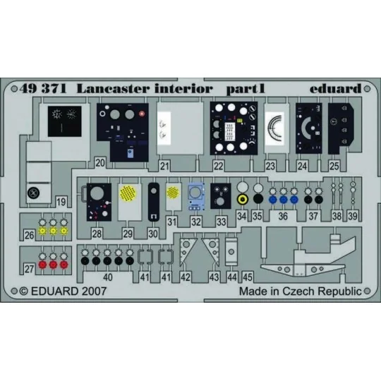 Lancaster interior für Tamiya Bausatz, 1/48 - Eduard Accessories 49371
