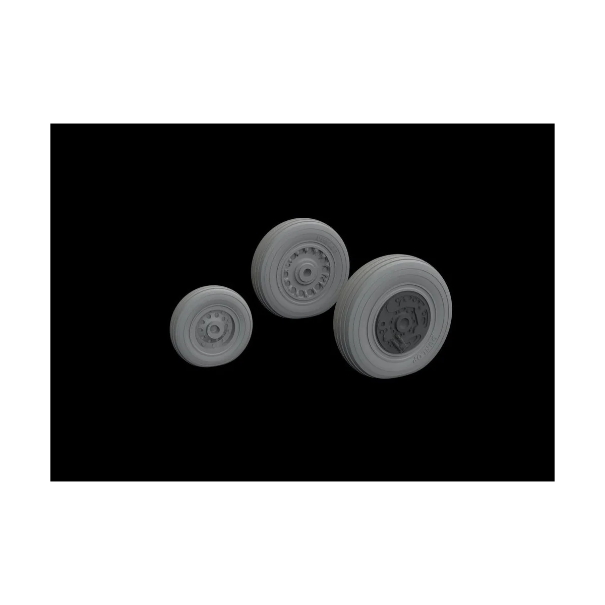 Buccaneer S.2C wheels for Airfix - Eduard Accessories 672229