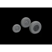 Buccaneer S.2C wheels for Airfix - Eduard Accessories 672229