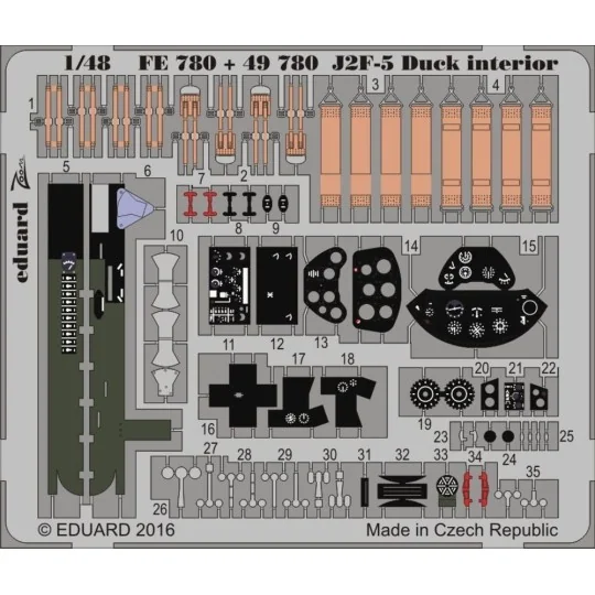 J2F-5 Duck for Merit, 1/48 - Eduard Accessories 49780