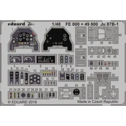 Ju 87B-1 for Airfix, 1/48 - Eduard Accessories 49800