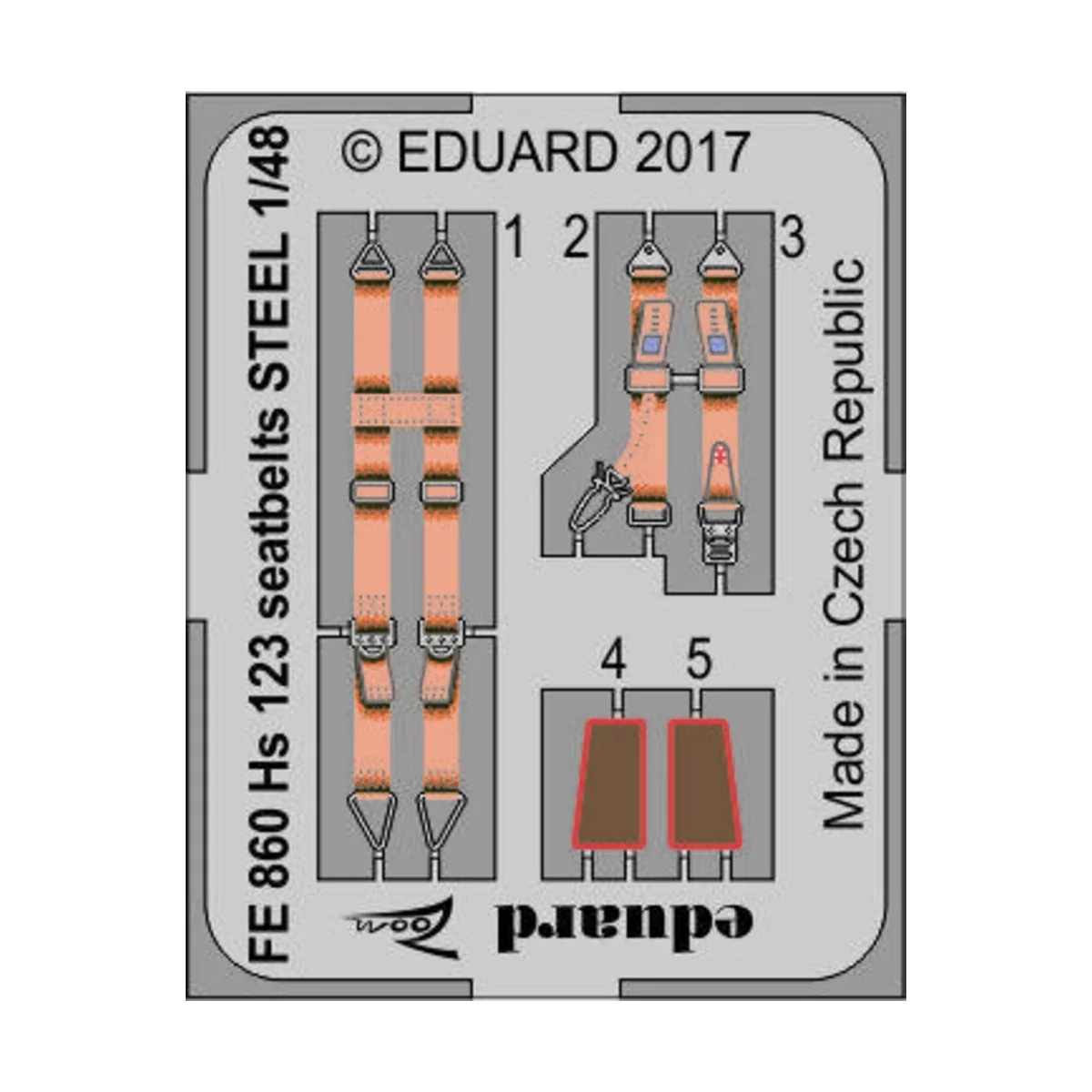 Hs 123 for Gaspatch Models, 1/48 - Eduard Accessories 49860