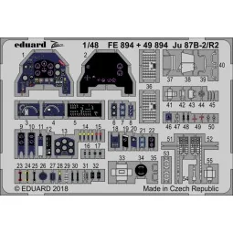 Ju 87B-2/R2 for Airfix, 1/48 - Eduard Accessories 49894