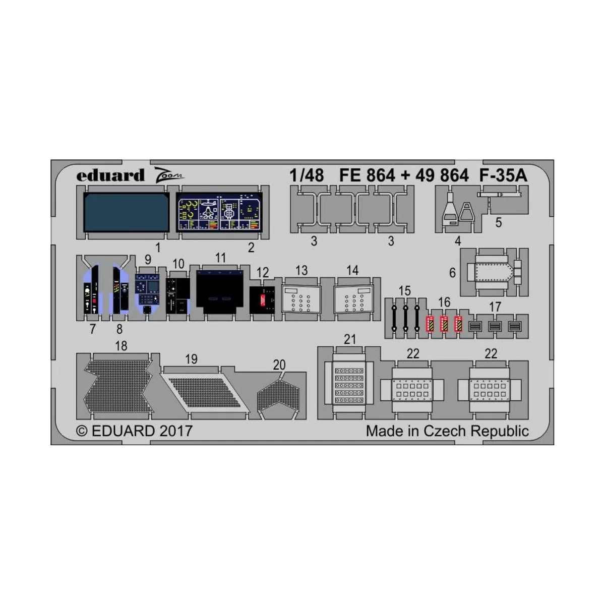 F-35A for Meng, 1/48 - Eduard Accessories 49864