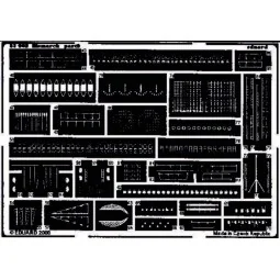 Schlachtschiff Bismarck Fotoätzsatz, 1/350 - Eduard Accessories 53002 2