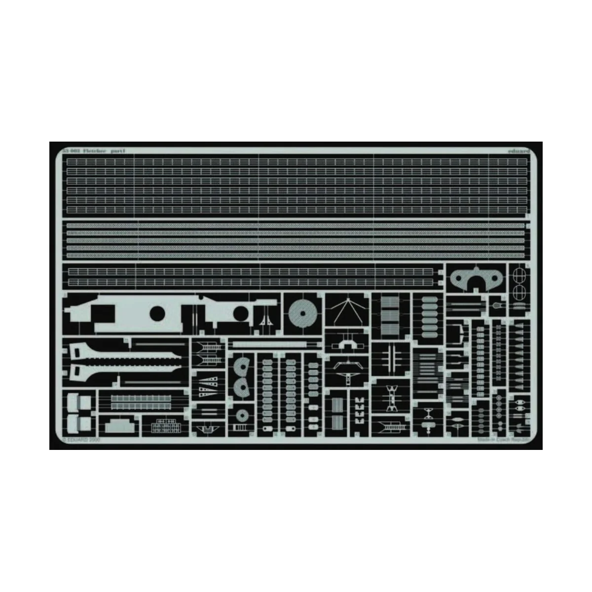 Zerstörer DD445 Fletcher Fotoätzsatz, 1/350 - Eduard Accessories 53003