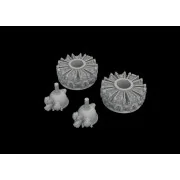 B-26 Marauder engines for Eduard/Hasegawa, 1/72 - Eduard Accessorie...