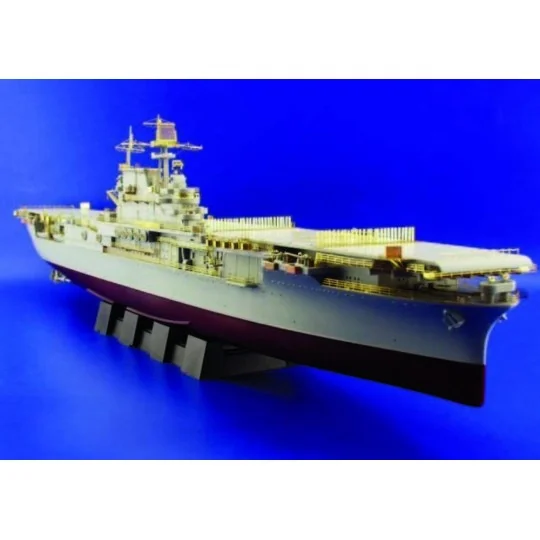 Flugzeugträger USS Hornet CV 8 Fotoätzsatz für Reling, 1/350 - Edua...