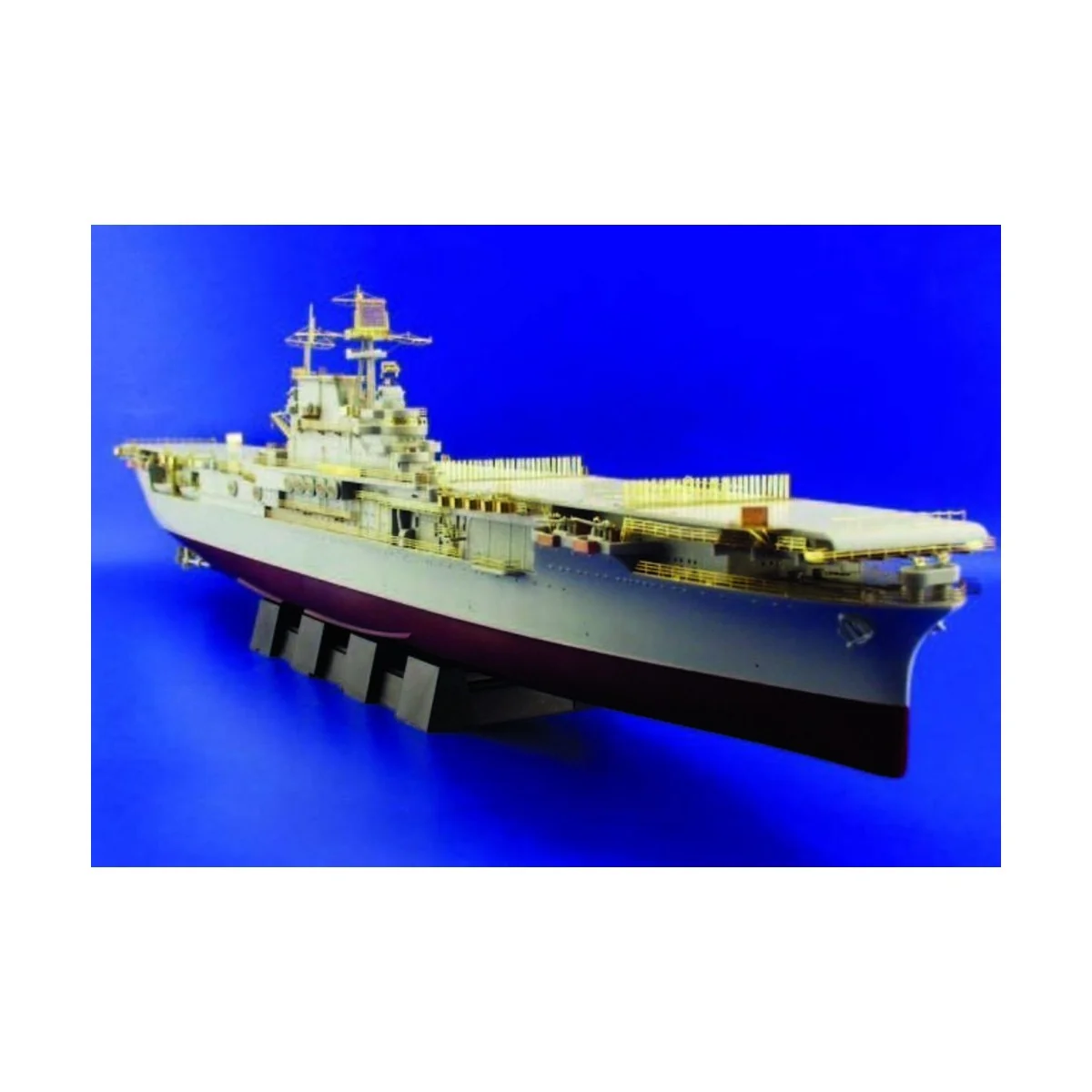 Flugzeugträger USS Hornet CV 8 Fotoätzsatz für Reling, 1/350 - Edua...