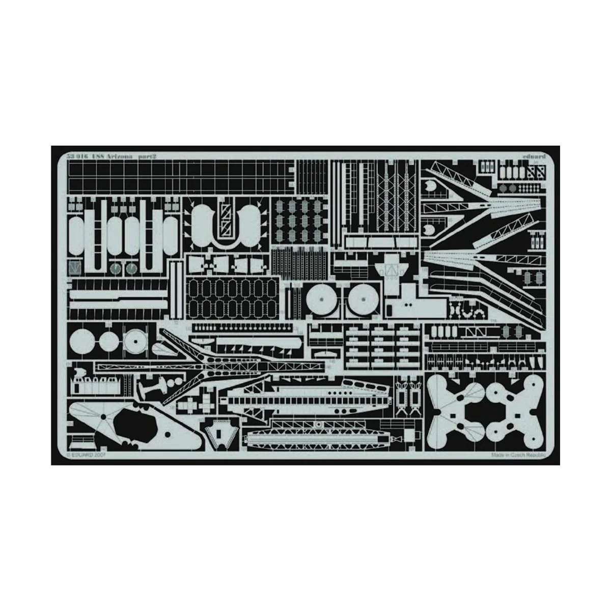 USS Arizona für Mini Hobby Models-Bausatz, 1/350 - Eduard Accessori...