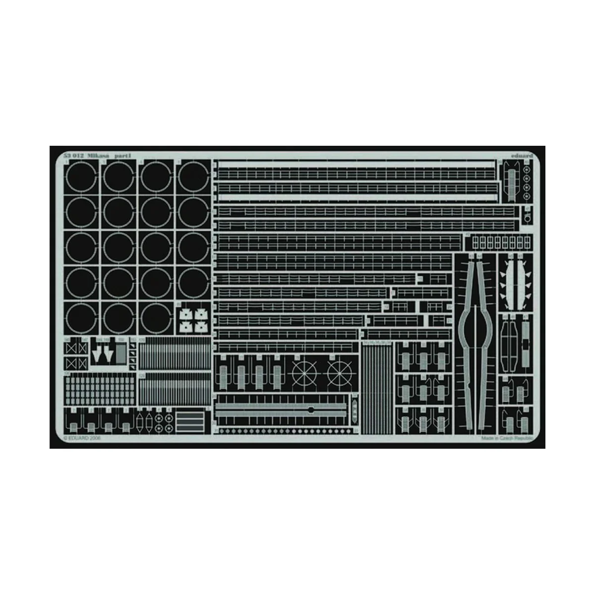 Mikasa für Hasegawa Bausatz, 1/350 - Eduard Accessories 53012