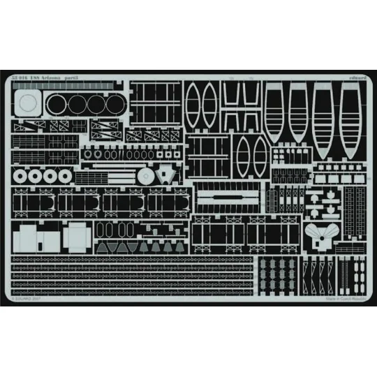 USS Arizona für Mini Hobby Models-Bausatz, 1/350 - Eduard Accessori...