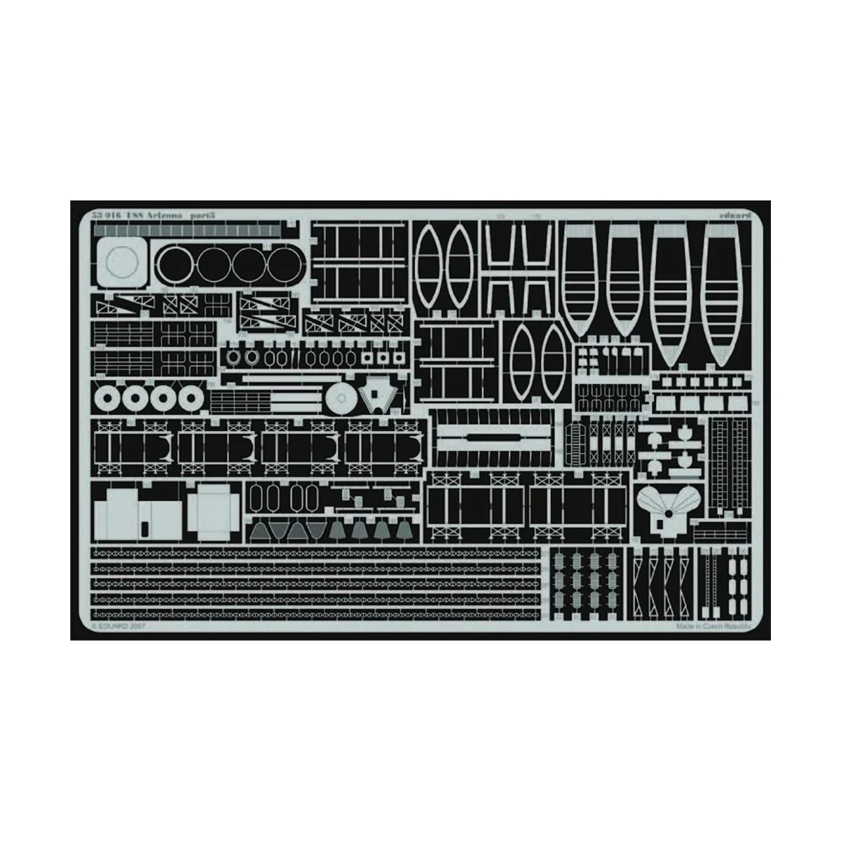 USS Arizona für Mini Hobby Models-Bausatz, 1/350 - Eduard Accessori...