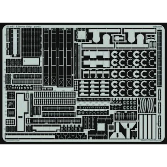 Liberty Ship für Trumpeter Bausatz, 1/350 - Eduard Accessories 53017