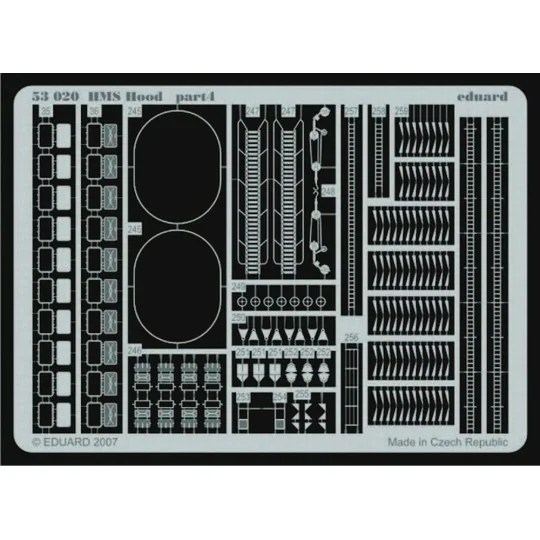 HMS Hood für Trumpeter-Bausatz, 1/350 - Eduard Accessories 53020