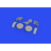 Z-37A wheels for Eduard, 1/72 - Eduard Accessories 672247