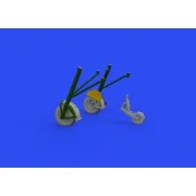 Z-37A wheels for Eduard, 1/72 - Eduard Accessories 672247