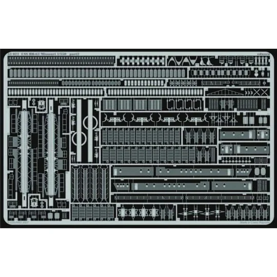 USS BB-63 Missouri für Tamiya-Bausatz, 1/350 - Eduard Accessories 5...