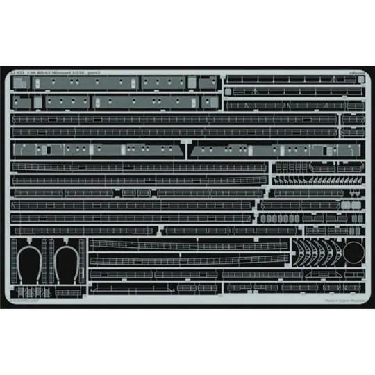 USS BB-63 Missouri für Tamiya-Bausatz, 1/350 - Eduard Accessories 5...