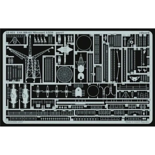USS BB-63 Missouri für Tamiya-Bausatz, 1/350 - Eduard Accessories 5...