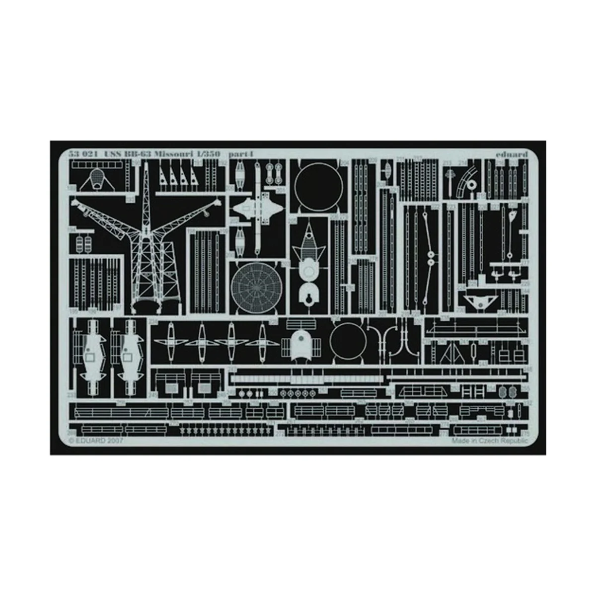 USS BB-63 Missouri für Tamiya-Bausatz, 1/350 - Eduard Accessories 5...