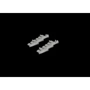 Spitfire Mk.Vc exhaust stacks for Airfix - Eduard Accessories 672250