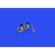 Beaufort Mk.I wheels for Airfix, 1/72 - Eduard Accessories 672251