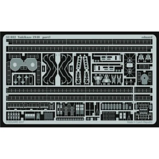 Yukikaze 1940 1/350 für Hasegawa-Bausatz, 1/350 - Eduard Accessorie...